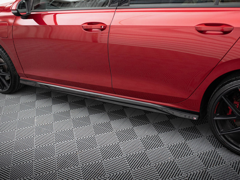 Side Skirts Diffusers V.3 - Volkswagen Golf GTI / GTE / GTI Clubsport / GTD / R-Line Mk8