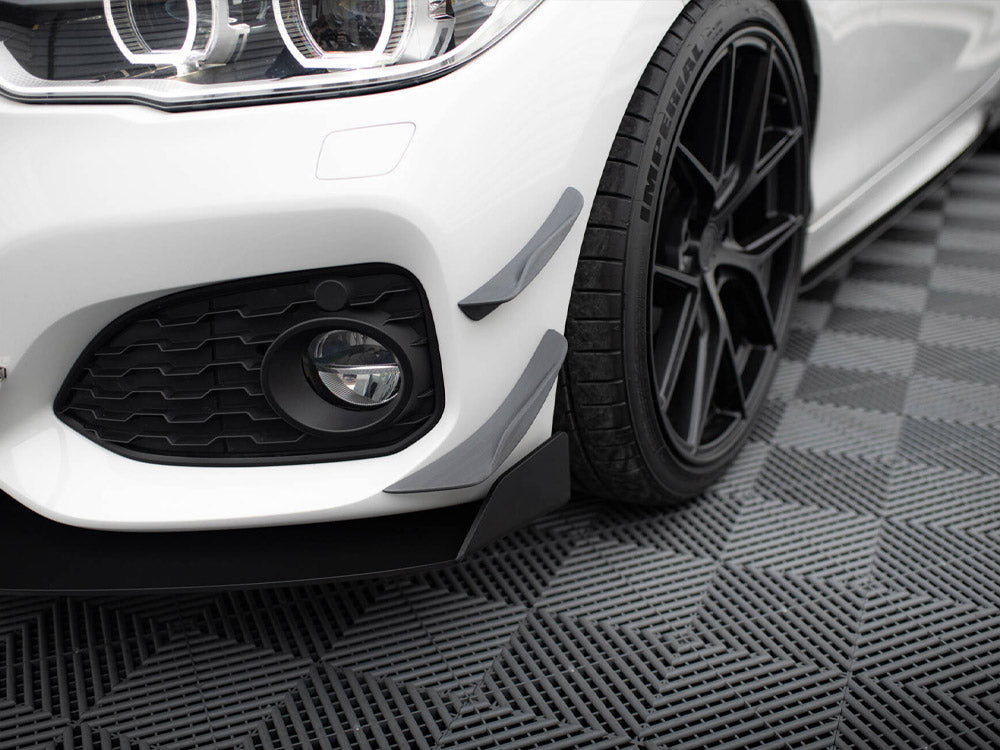 Front Bumper Wings (Canards) - BMW 1 Series (M-Pack / M140i F20 Facelift)