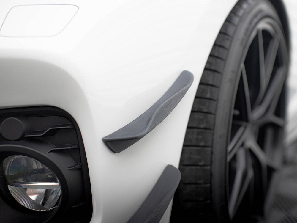 Front Bumper Wings (Canards) - BMW 1 Series (M-Pack / M140i F20 Facelift)