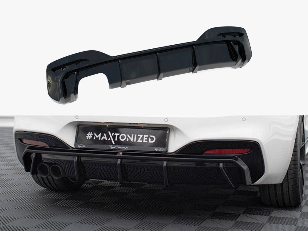 Rear Valance V.3 - BMW 1 Series (M-Pack F20 Facelift (Single Side dual exhaust Version)
