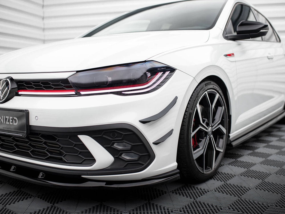 Front Bumper Wings (Canards) - Volkswagen Polo GTI Mk6 Facelift