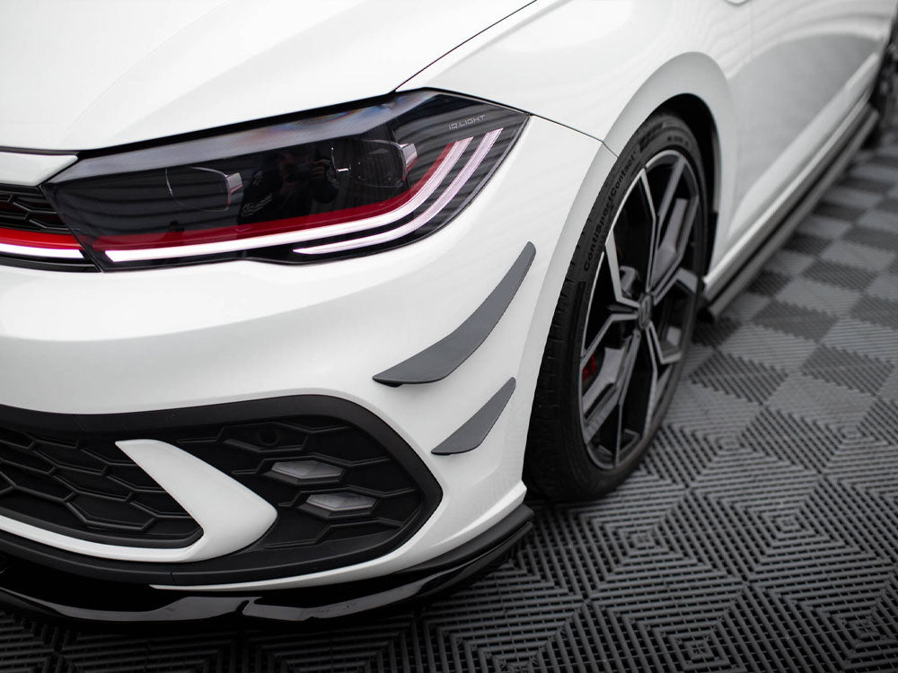 Front Bumper Wings (Canards) - Volkswagen Polo GTI Mk6 Facelift