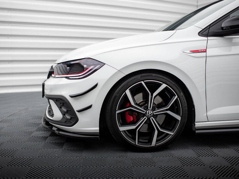 Front Bumper Wings (Canards) - Volkswagen Polo GTI Mk6 Facelift