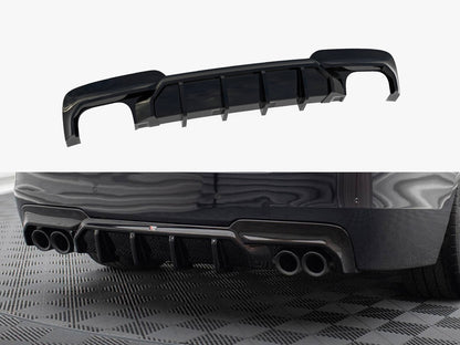 Rear Valance V2 - BMW 5 Series (M-Pack F10 / F11 (Version with two double exhausts)