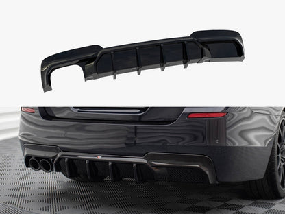 Rear Valance V2 - BMW 5 Series (M-Pack F10 / F11 (Version with double exhaust on one Side)