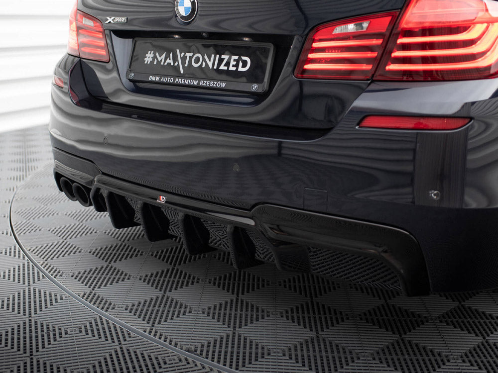 Rear Valance V2 - BMW 5 Series (M-Pack F10 / F11 (Version with double exhaust on one Side)