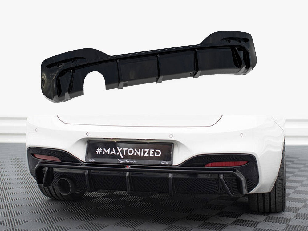 Rear Valance V.3 - BMW 1 Series (M-Pack F20 Facelift (Version with single exhaust on one Side)