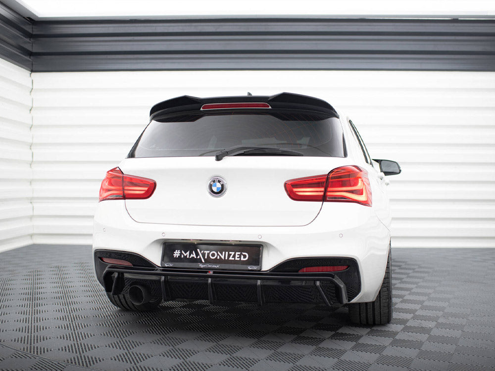 Rear Valance V.3 - BMW 1 Series (M-Pack F20 Facelift (Version with single exhaust on one Side)