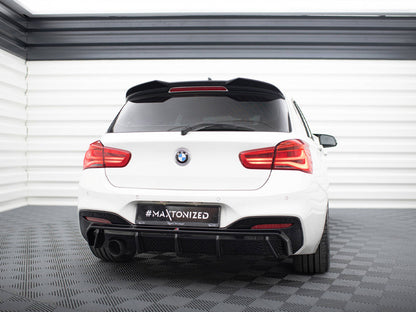 Rear Valance V.3 - BMW 1 Series (M-Pack F20 Facelift (Version with single exhaust on one Side)
