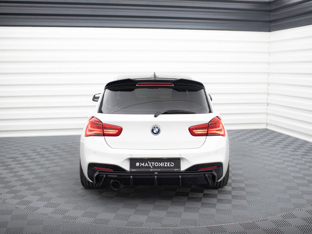 Rear Valance V.3 - BMW 1 Series (M-Pack F20 Facelift (Version with single exhaust on one Side)