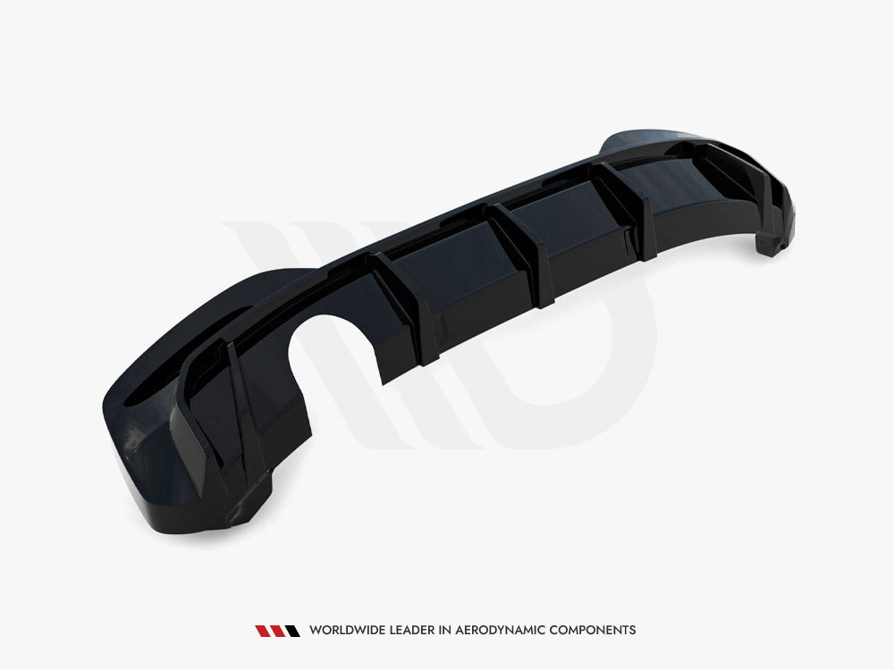 Rear Valance V.3 - BMW 1 Series (M-Pack F20 Facelift (Version with single exhaust on one Side)