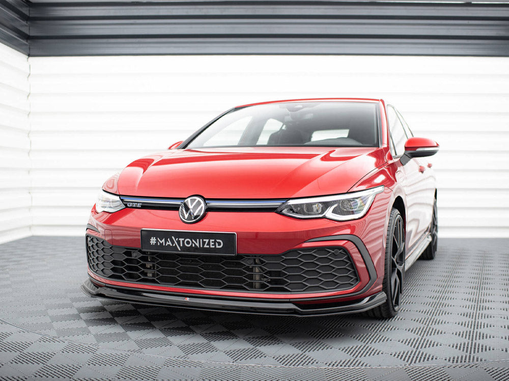 Front Splitter V.6 - Volkswagen Golf GTI / GTE / GTD / R-Line Mk8