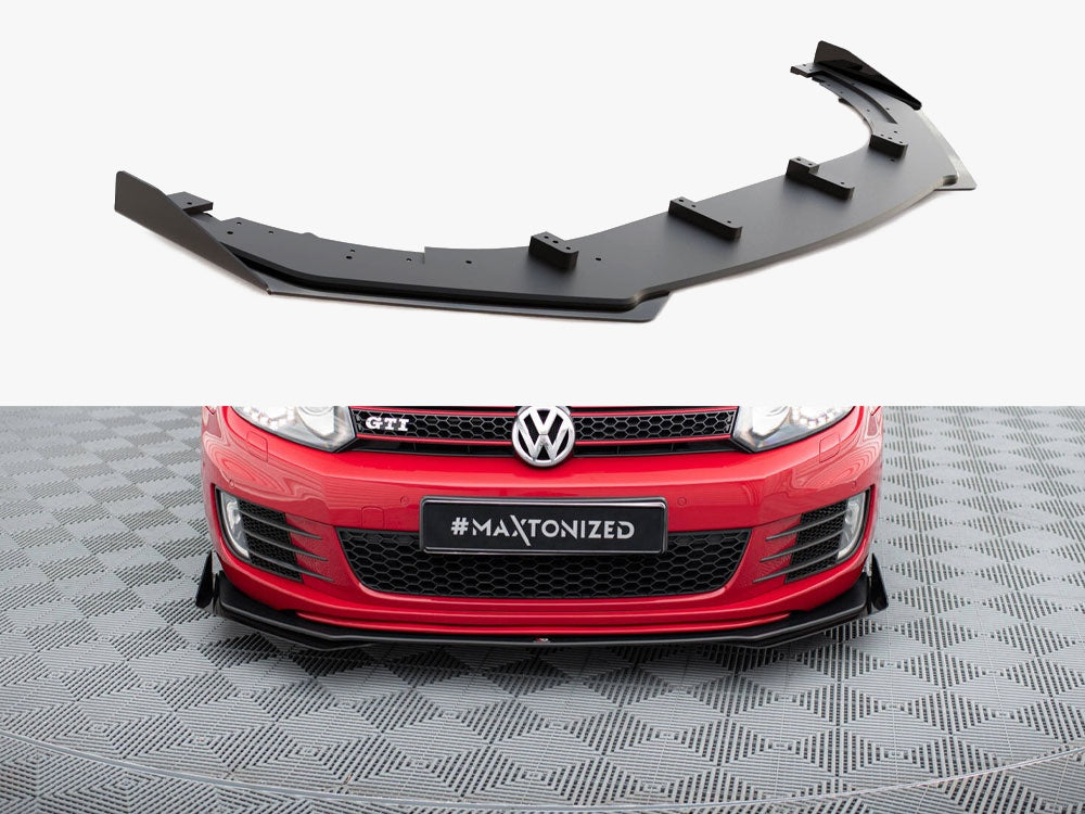 Street PRO Front Splitter V.3 + Flaps - Volkswagen Golf GTI Mk6