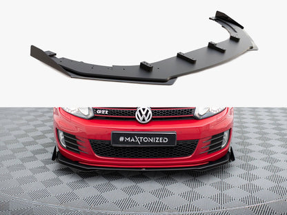 Street PRO Front Splitter V.3 + Flaps - Volkswagen Golf GTI Mk6