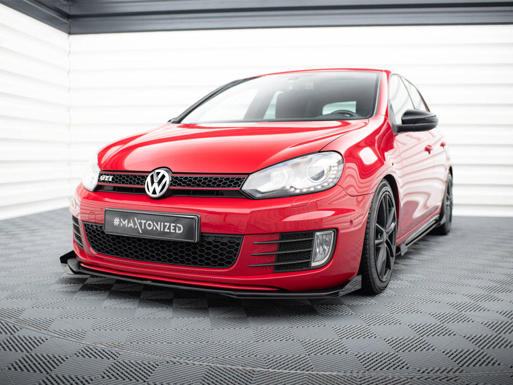 Street PRO Front Splitter V.3 + Flaps - Volkswagen Golf GTI Mk6