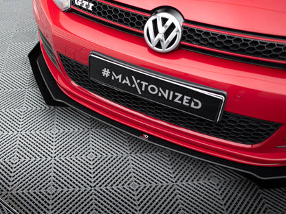 Street PRO Front Splitter V.3 + Flaps - Volkswagen Golf GTI Mk6
