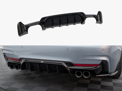 Rear Valance - BMW 4 Series (Coupe / Gran Coupe / Cabrio M-Pack F32 / F36 / F33 (Version with dual exhausts on both sides)