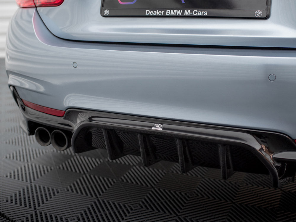 Rear Valance - BMW 4 Series (Coupe / Gran Coupe / Cabrio M-Pack F32 / F36 / F33 (Version with dual exhausts on both sides)