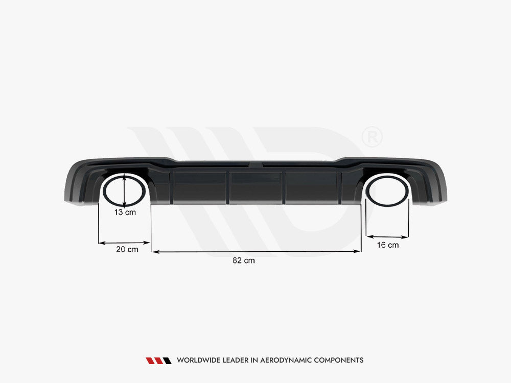 Rear Valance V.2 - Audi RS3 8V Sportback Facelift