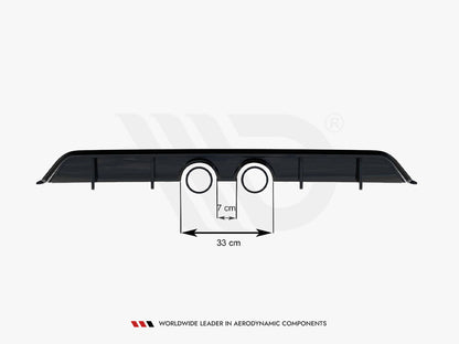 Rear Valance V.2 - Volkswagen Scirocco Mk3 (R32 Exhaust)