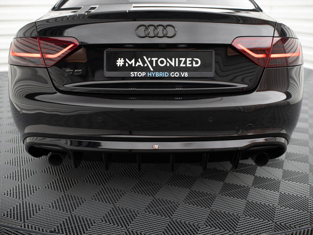 Rear Valance - Audi S5 / A5 S Line Coupe / Cabrio 8T (Version with single exhausts on both sides)