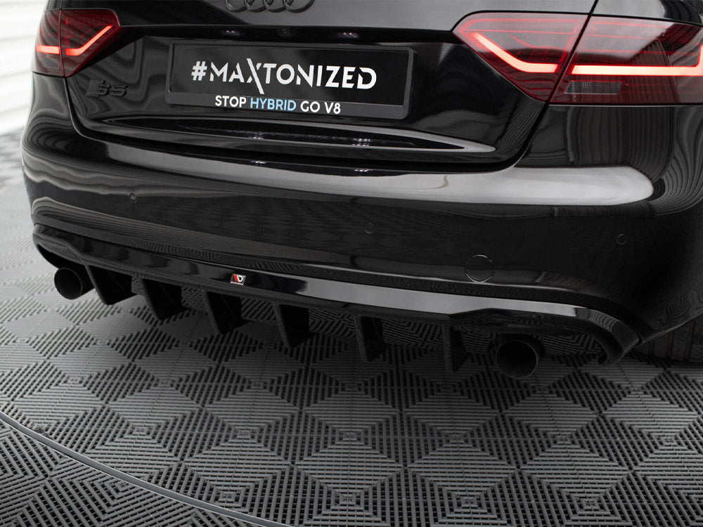 Rear Valance - Audi S5 / A5 S Line Coupe / Cabrio 8T (Version with single exhausts on both sides)
