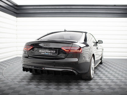Rear Valance - Audi S5 / A5 S Line Coupe / Cabrio 8T (Single Side dual exhaust Version)