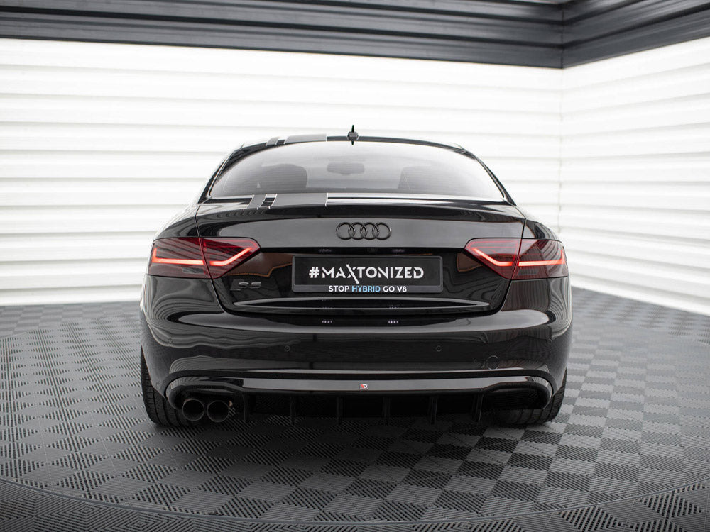 Rear Valance - Audi S5 / A5 S Line Coupe / Cabrio 8T (Single Side dual exhaust Version)