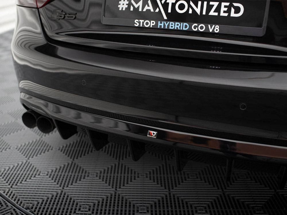 Rear Valance - Audi S5 / A5 S Line Coupe / Cabrio 8T (Single Side dual exhaust Version)