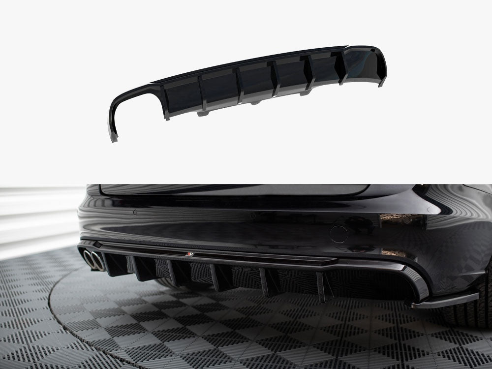 Rear Valance - Audi A6 Sedan / Avant C7 (Single Side dual exhaust Version)