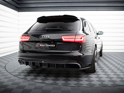 Rear Valance - Audi A6 Sedan / Avant C7 (Single Side dual exhaust Version)