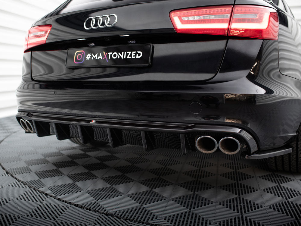 Rear Valance - Audi A6 Sedan / Avant C7 (Version with dual exhausts on both sides)