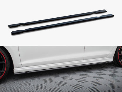 Side Skirts Diffusers V.4 - Volkswagen Golf R / R-Line Mk7