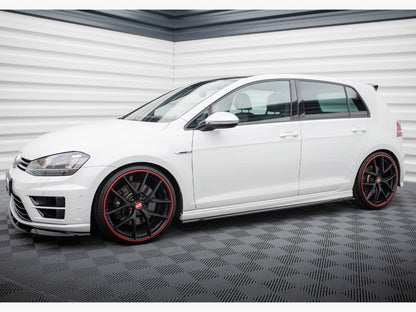 Side Skirts Diffusers V.4 - Volkswagen Golf R / R-Line Mk7