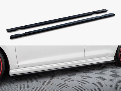 Side Skirts Diffusers V.3 - Volkswagen Golf R / R-Line Mk7