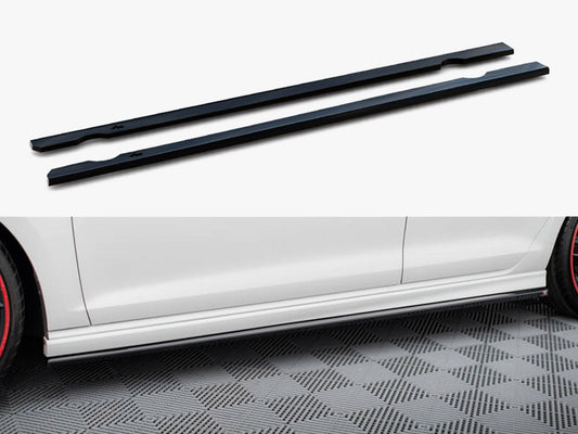 Side Skirts Diffusers V.3 - Volkswagen Golf R / R-Line Mk7