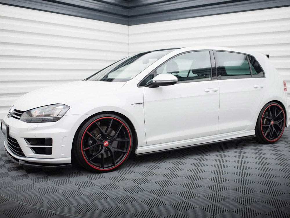 Side Skirts Diffusers V.3 - Volkswagen Golf R / R-Line Mk7