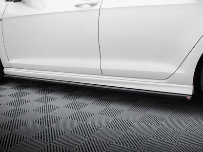 Side Skirts Diffusers V.3 - Volkswagen Golf R / R-Line Mk7