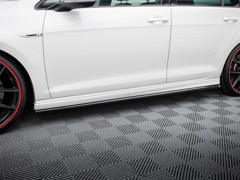 Side Skirts Diffusers V.3 - Volkswagen Golf R / R-Line Mk7