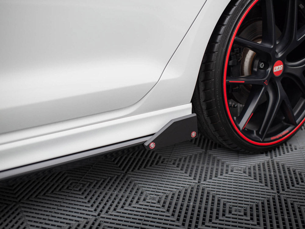Side Skirts Diffusers V.3 + Flaps - Volkswagen Golf R / R-Line Mk7