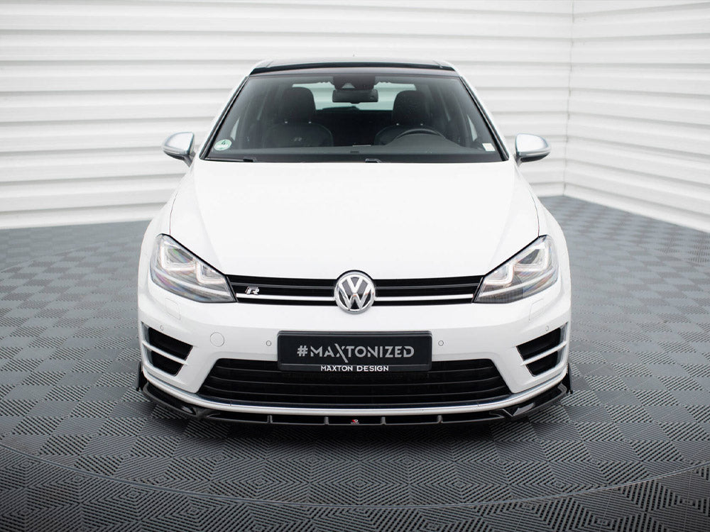 Front Splitter V.5 + Flaps - Volkswagen Golf R / R-Line Mk7