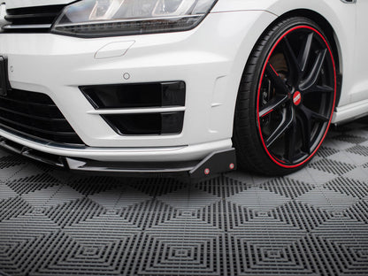 Front Splitter V.5 + Flaps - Volkswagen Golf R / R-Line Mk7