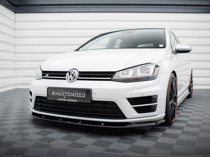 Front Splitter V.6 - Volkswagen Golf R / R-Line Mk7