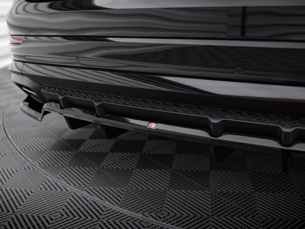 Rear Splitter (Vertical Bars) V.1 - Audi SQ8 / Q8 S Line Mk1 Facelift