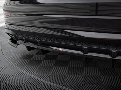 Rear Splitter (Vertical Bars) V.1 - Audi SQ8 / Q8 S Line Mk1 Facelift