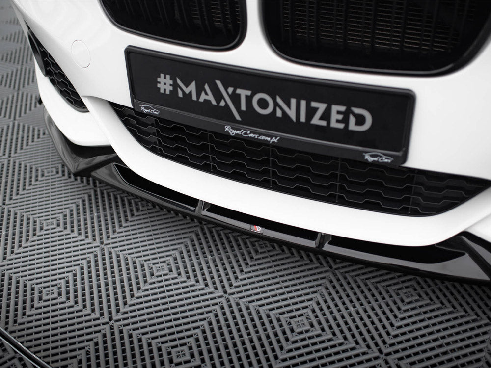 Front Splitter V.5 + Flaps - BMW 1 Series (M-Pack / M140i F20 Facelift)