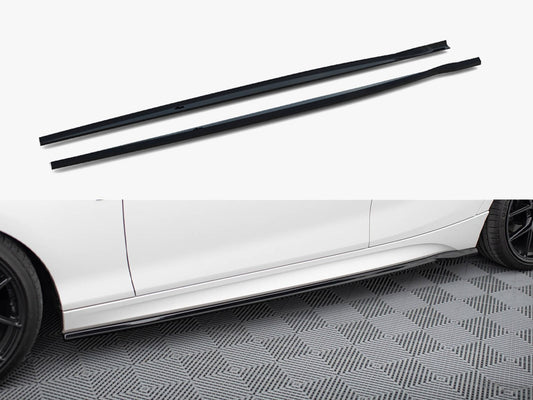 Side Skirts Diffusers V.5 - BMW 1 Series (M-Pack / M140i F20 Facelift)