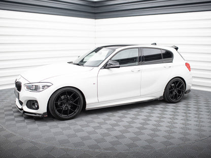 Side Skirts Diffusers V.4 + Flaps - BMW 1 Series (M-Pack / M140i F20 Facelift)