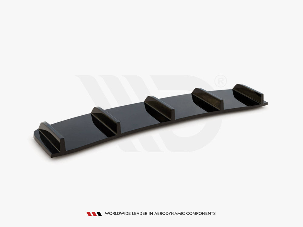 Central Rear Splitter (Vertical Bars) - Audi A7 S Line Facelift