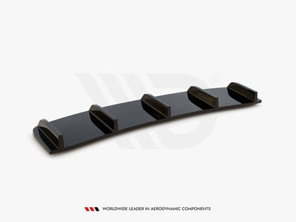 Central Rear Splitter (Vertical Bars) - Audi A7 S Line Facelift